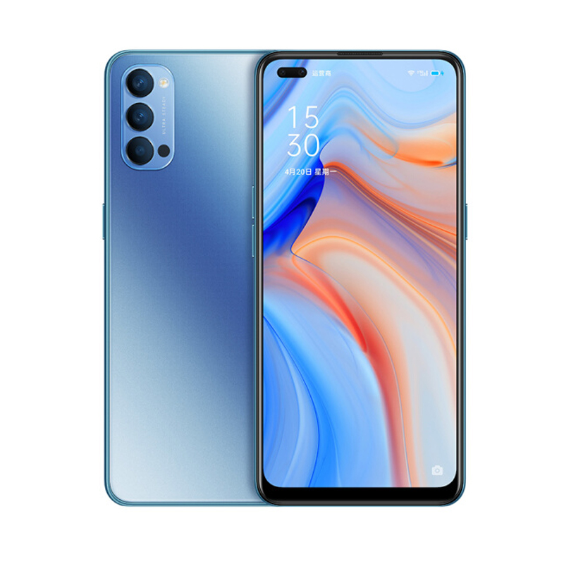 oppo reno 4 5g版 晶钻蓝,8gb 128gb